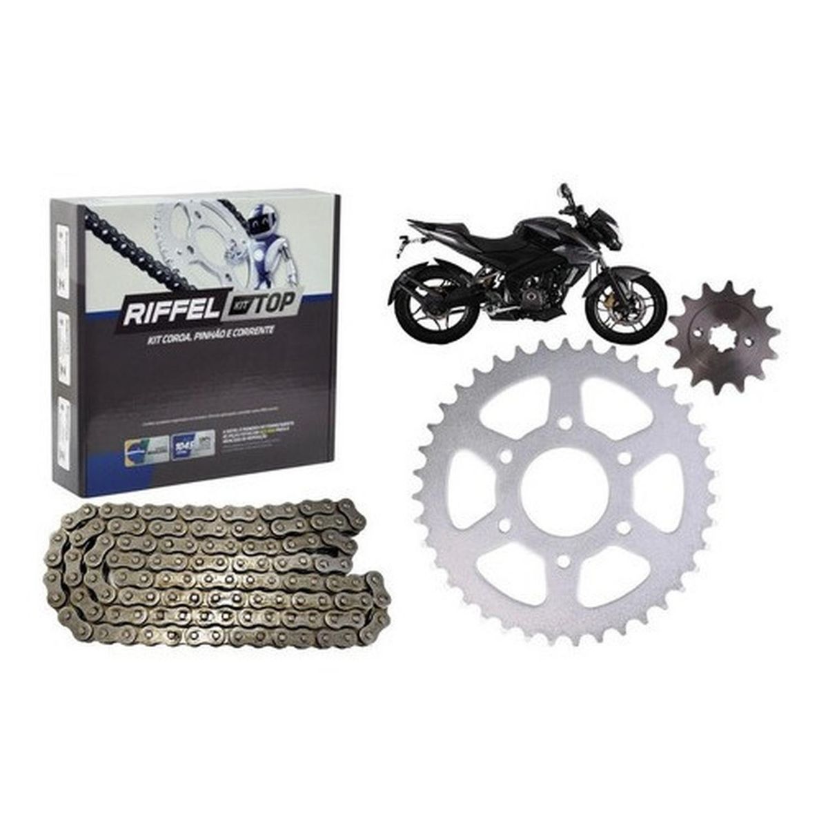 GENERICO - Kit De Para Moto Transmision Ns 200  Rs 200 6 Pernos