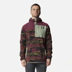 HAKA HONU - Polar Hombre Tokerau Hoody Burdeo