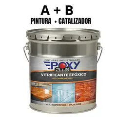 EPOXY - VITRIFICANTE EPÓXICO INCOLORO MULTISUPERFICIE MATEADO - PREMIUM FULL SECADO - kit tineta