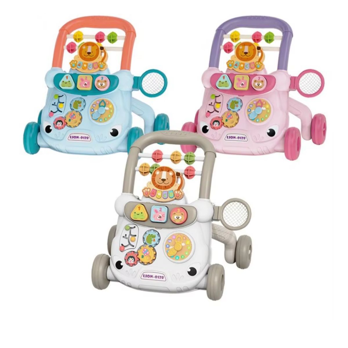 OEM - ANDADOR DE EMPUJE MULTIFUNCIONAL PARA BEBE rosado