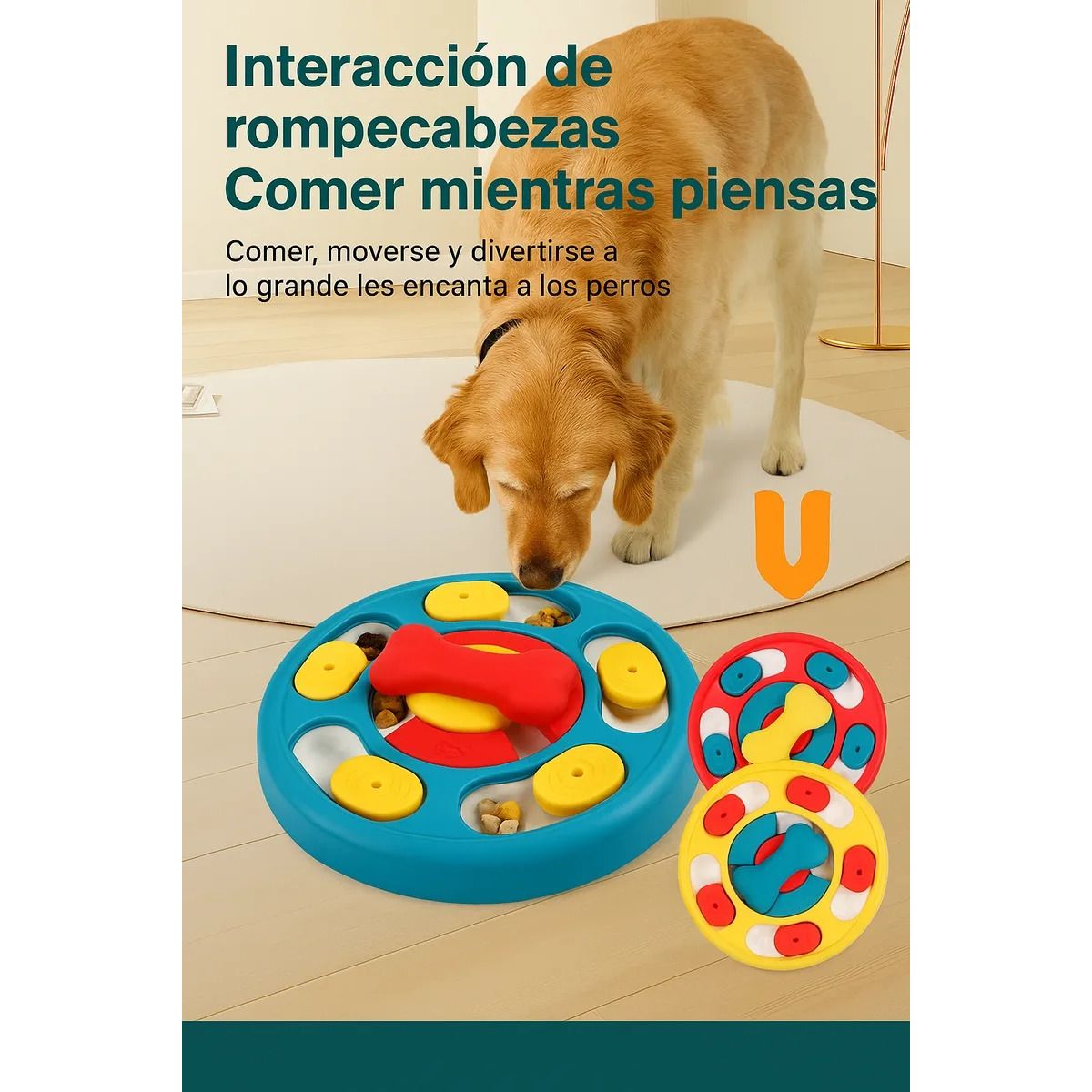 GENERICO - Juguete Plato Interactivo Perro Juguete Comedero Para Perro