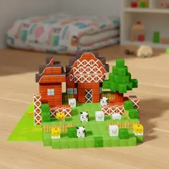 GENERICO - Set 100 Piezas Cubos Magnéticos - Bloques Imanes 3D Educativos