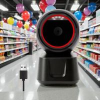 Lector Escaner De Códigos Qr Barras Omnidireccional 2d1d