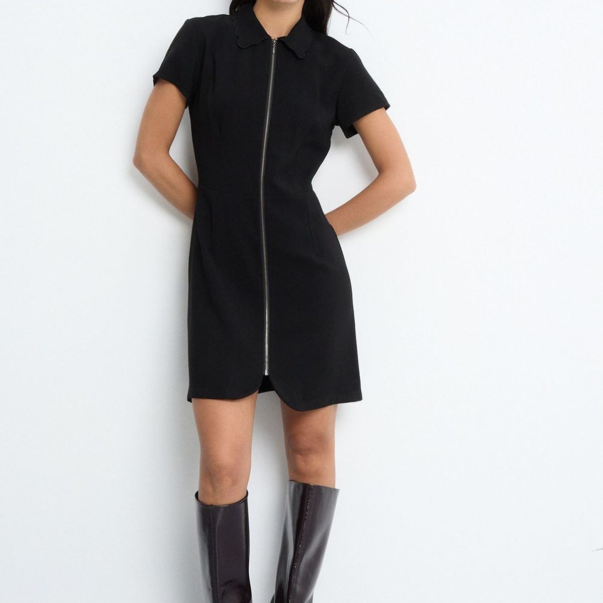 IO - Vestido Corto Mujer Negro Io