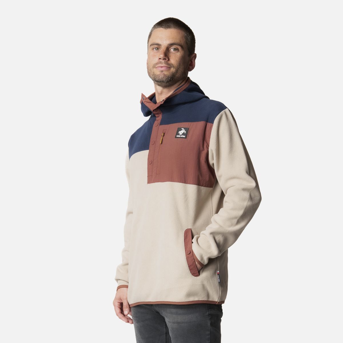 HAKA HONU - Polar Hombre Tokerau Hoody Taupe Haka Honu