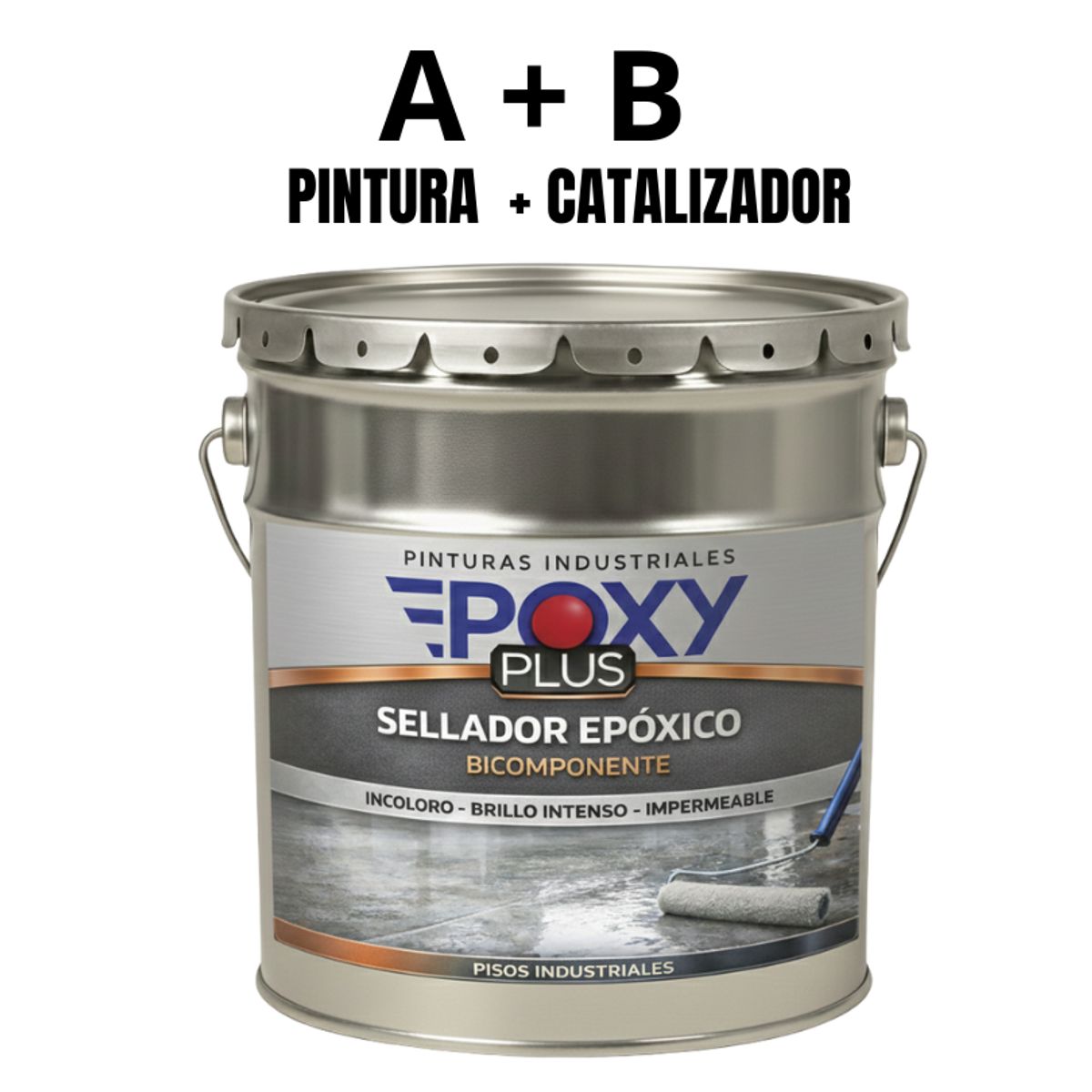 SELLADOR PISOS INDUSTRIALES EPÓXICO INCOLORO MULTISUPERFICIE - PREMIUM FULL SECADO - 18kg, marca EPOXY - Foto Principal