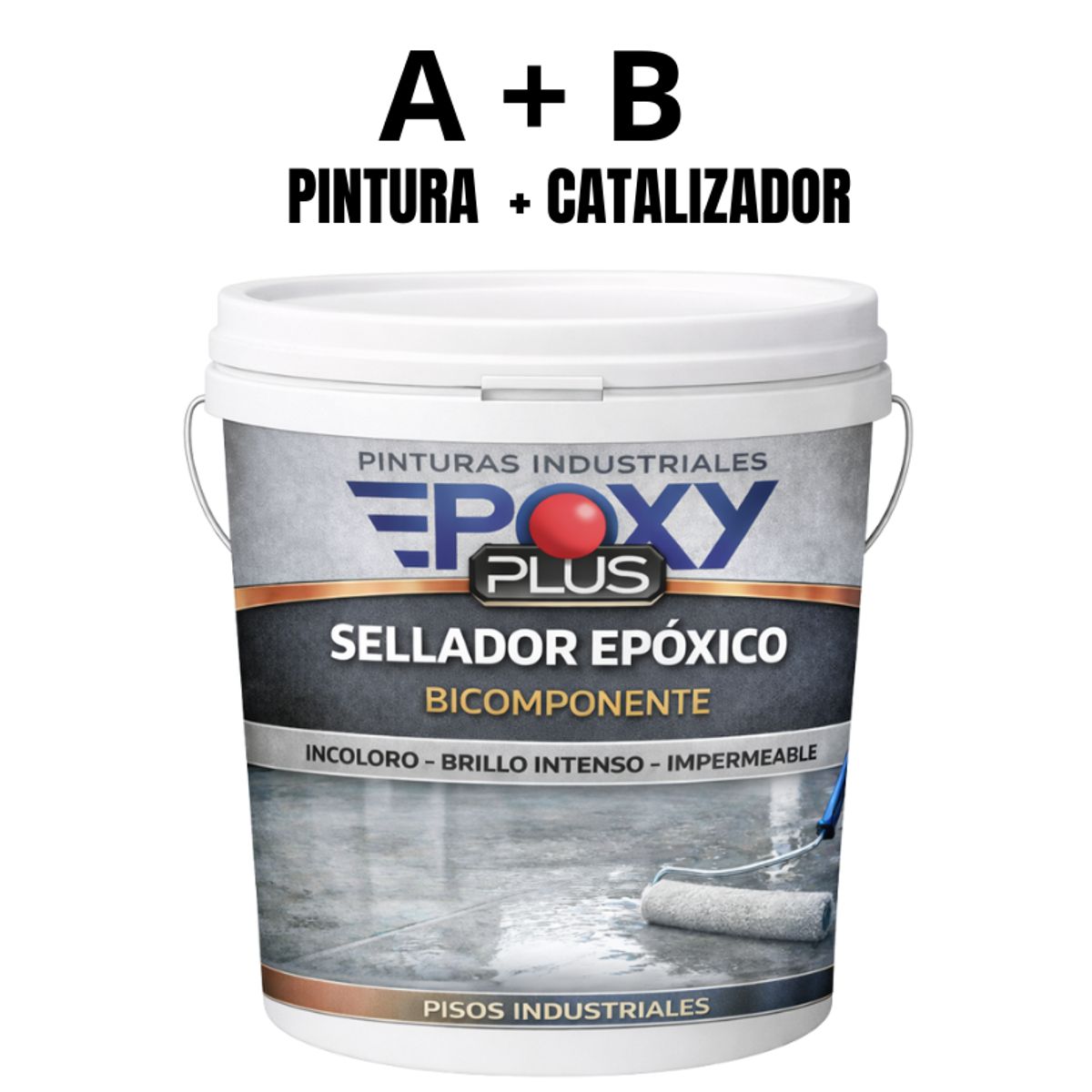 SELLADOR PISOS INDUSTRIALES EPÓXICO INCOLORO MULTISUPERFICIE - PREMIUM FULL SECADO - 14kg, marca EPOXY - Foto Principal