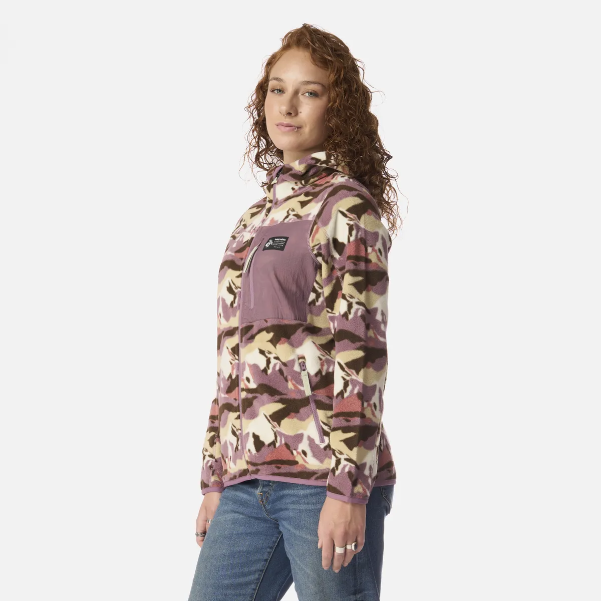 HAKA HONU - Polar Mujer Leñera Print Lila Haka Honu