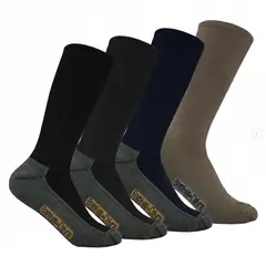 GARSIL - Calcetines De Vestir Con Fibra De Cobre Y Bambu Para Hombre - Sin Costuras - 3 Pares