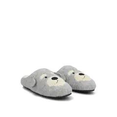 HUSH PUPPIES - Pantufla Unisex Hp Slipper Schnauz Gris