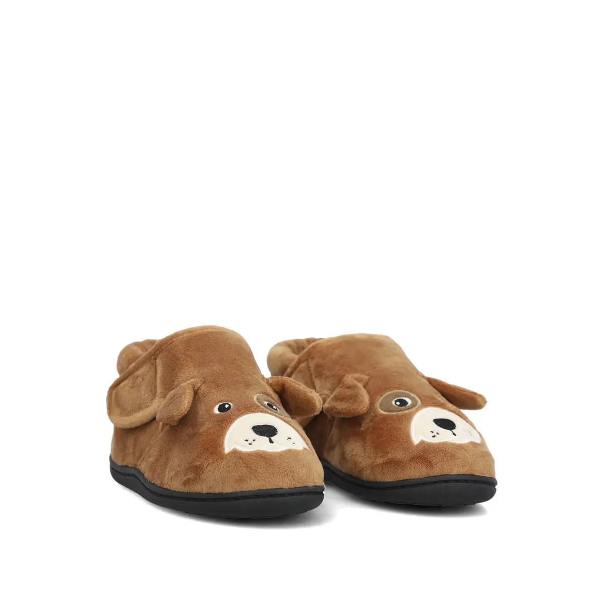 HUSH PUPPIES - Pantufla Niño Hpk Slipper Dog Chocolate HUSH PUPPIES