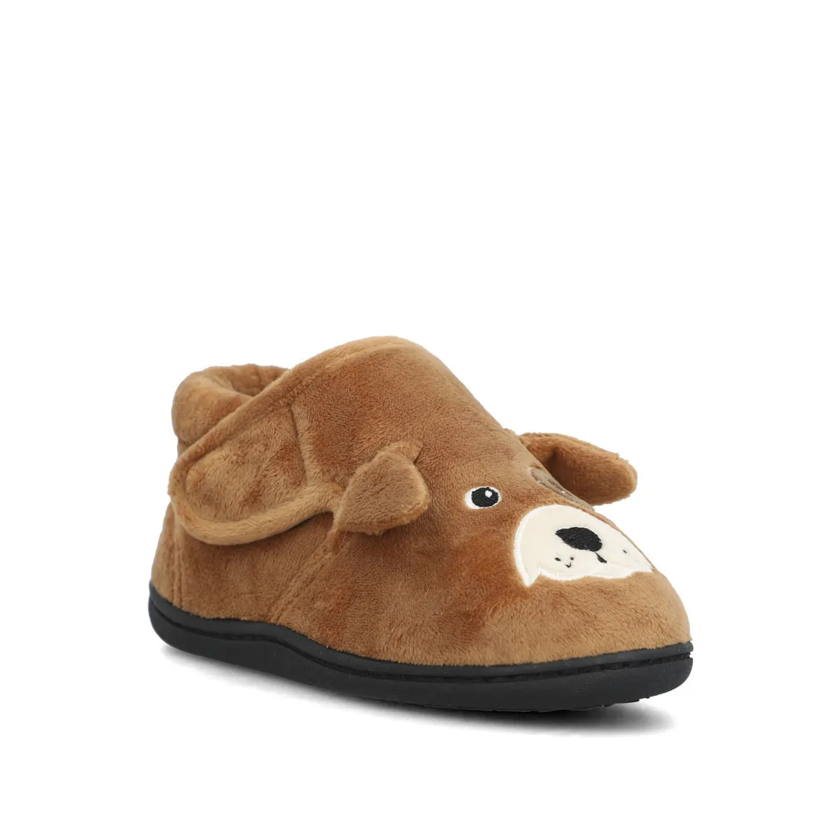 HUSH PUPPIES - Pantufla Niño Hpk Slipper Dog Chocolate HUSH PUPPIES