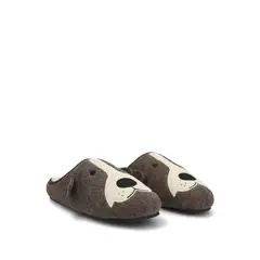 HUSH PUPPIES - Pantufla Hp Slipper Bordercol Chocolate