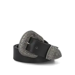 HUSH PUPPIES - Cinturón Cuero Mujer Hpw Texas Negro