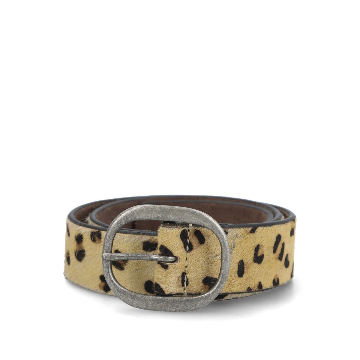 HUSH PUPPIES - Cinturón Cuero Mujer Hpw Cheetah Café HUSH PUPPIES