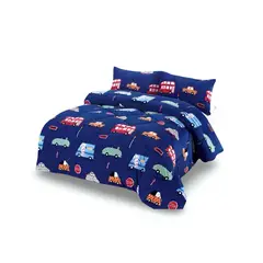 GENERICO - COBERTOR DE INVIERNO INFANTIL CARRO DE NIÑO PLUSH CON CHIPORRO PLAZA Y MEDIA S47