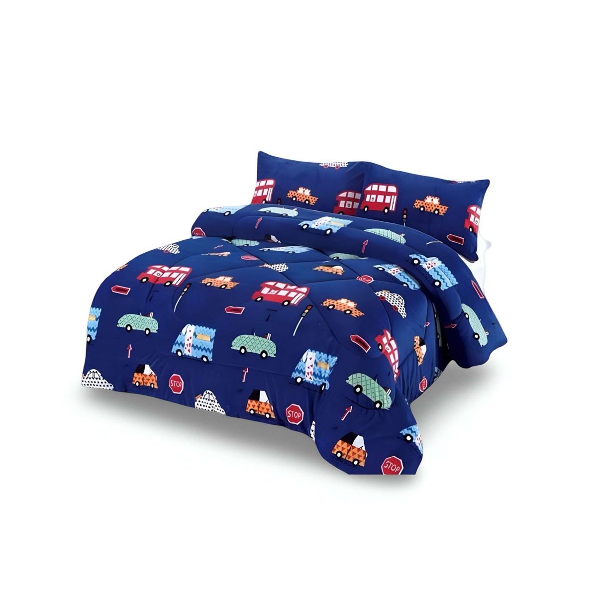 GENERICO - COBERTOR DE INVIERNO INFANTIL CARRO DE NIÑO PLUSH CON CHIPORRO PLAZA Y MEDIA S47