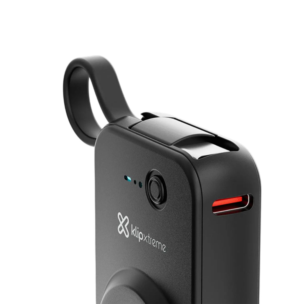 KLIP XTREME - Klip Xtreme KPB-050 PowerWatch 2 en 1 Power Bank 2000mAh, Cargador Inalámbrico Apple Watch, USB-C Integrado, Carga Wireless 2.5W, Banco de Energía Portátil