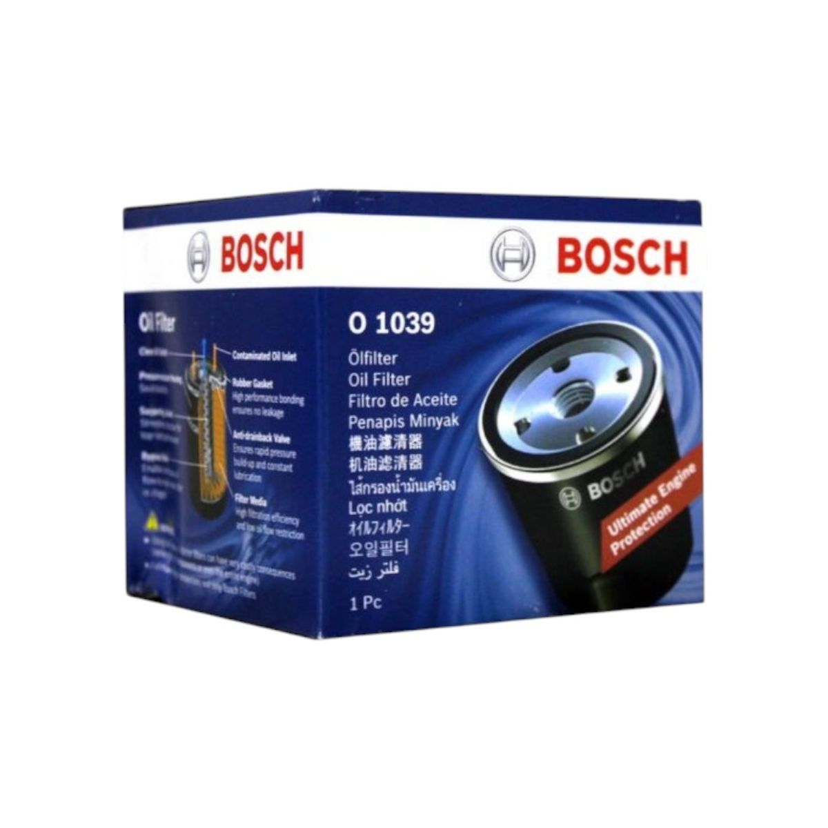 BOSCH - Filtro de Aceite O 1039 W67/80 Honda Cb500