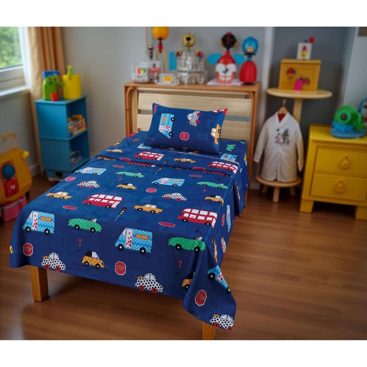 GENERICO - SABANA DE NIÑO Y NIÑA  DE 100 HILOS 15 PLAZAS