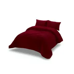 GENERICO - COBERTOR ELEGANTE DE INVIERNO TRENZADO CON CHIPORRO PLAZA Y MEDIA S39