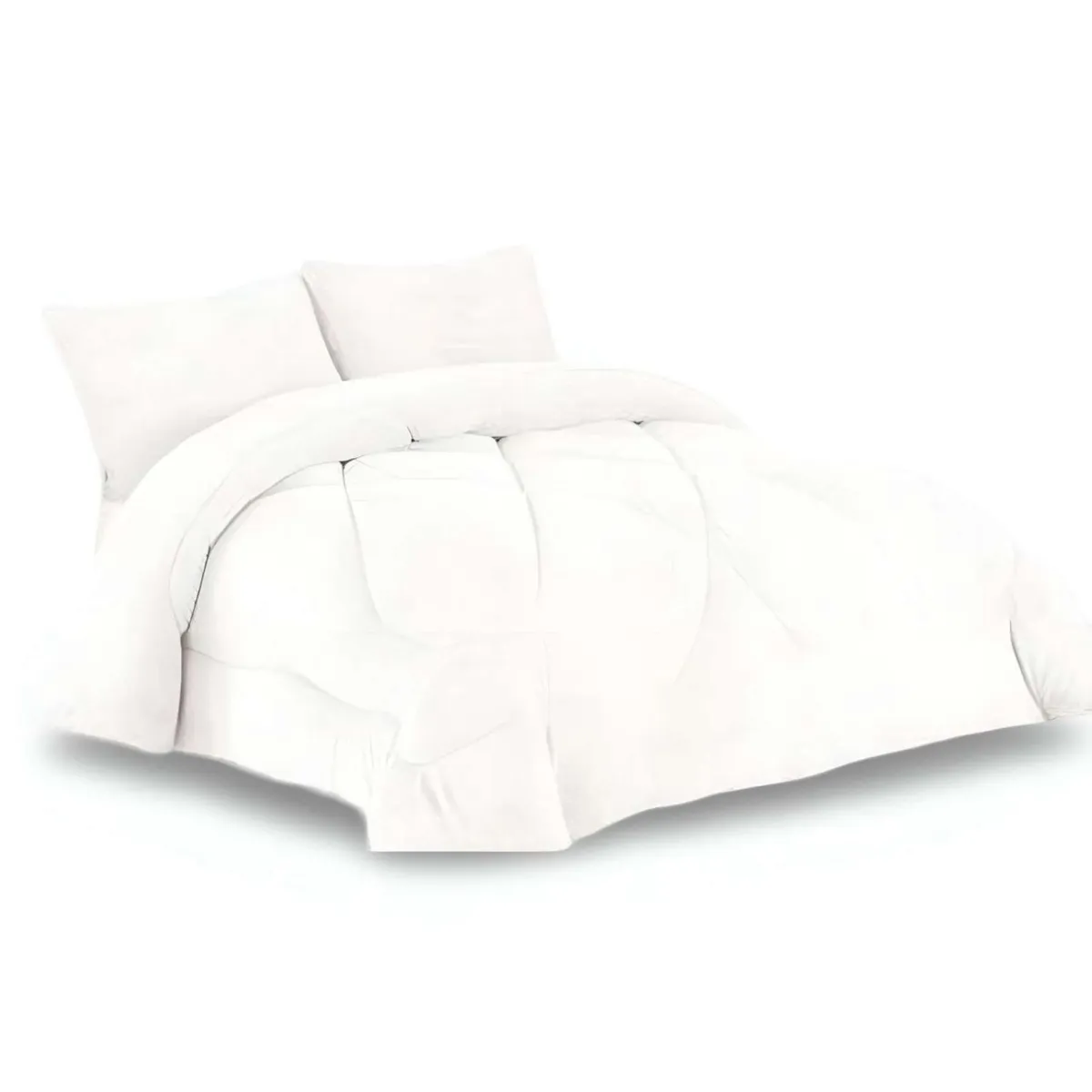 GENERICO - COBERTOR ELEGANTE DE INVIERNO UNICOLOR PLUSH CON CHIPORRO PLAZA Y MEDIA S50