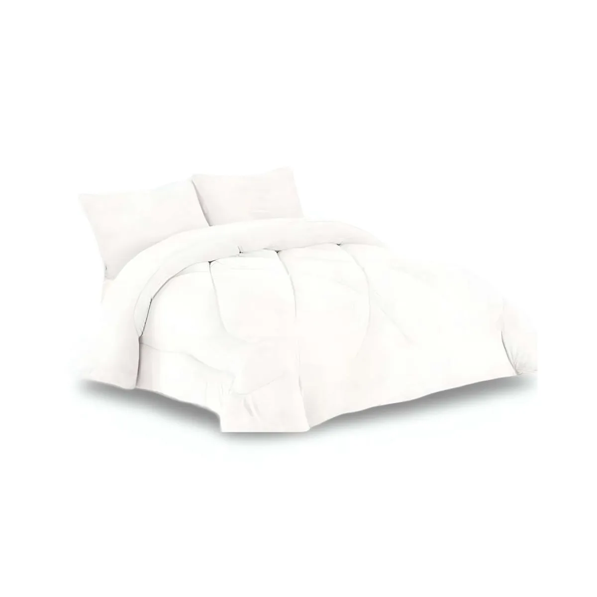GENERICO - COBERTOR ELEGANTE DE INVIERNO UNICOLOR PLUSH CON CHIPORRO PLAZA Y MEDIA S50
