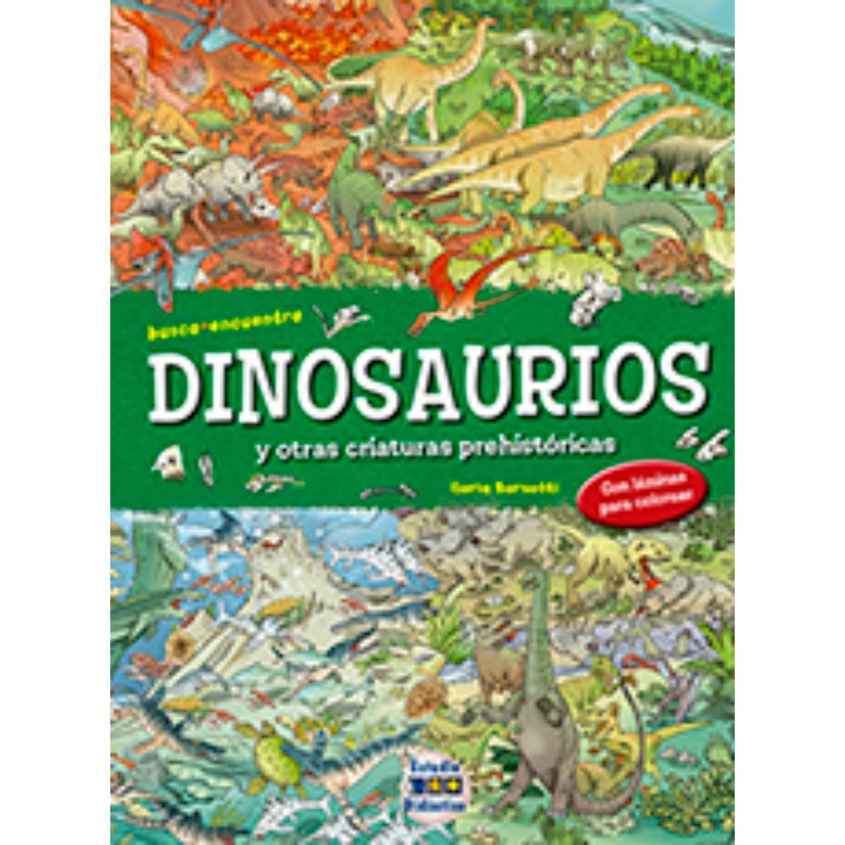 EDIMAT LIBROS - Dinosaurios. Busca, Encuentra Y Colorea 2025  - Mi Primer Libro De Tda