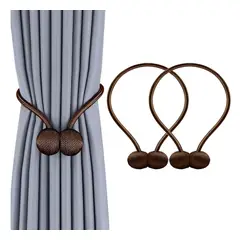 OKAY - Pack 2 Toma Cortinas Sujetador Amarra Abrazadera Magnética