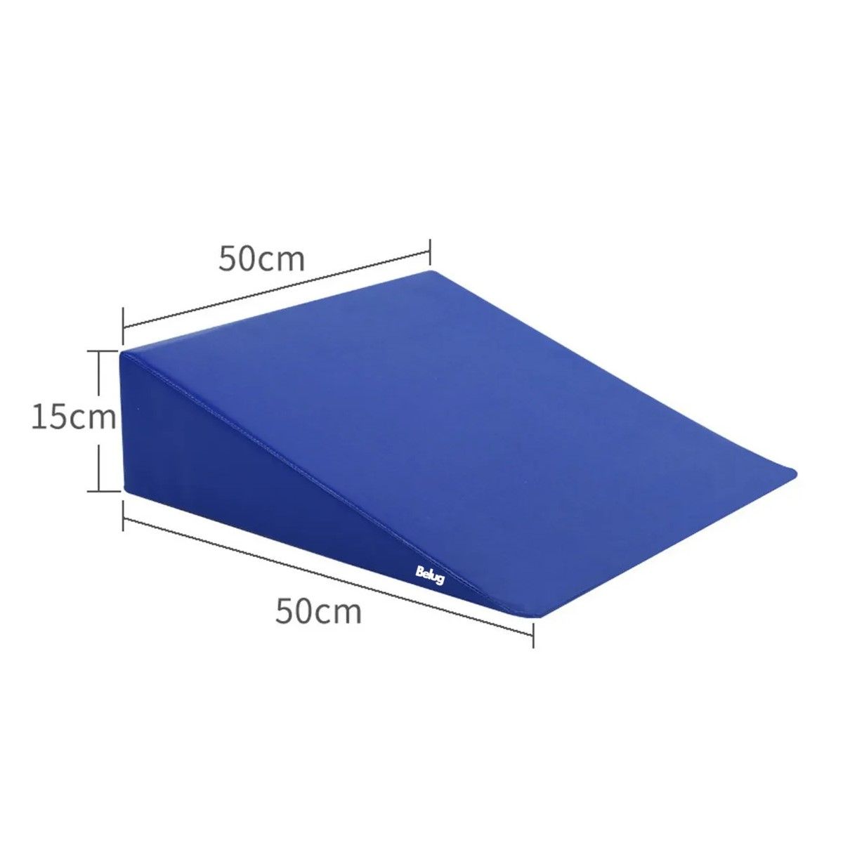 GENERICO - Almohada Cojin Terapeutica Cuña Rehabilitacion Posturas AZUL BELUG