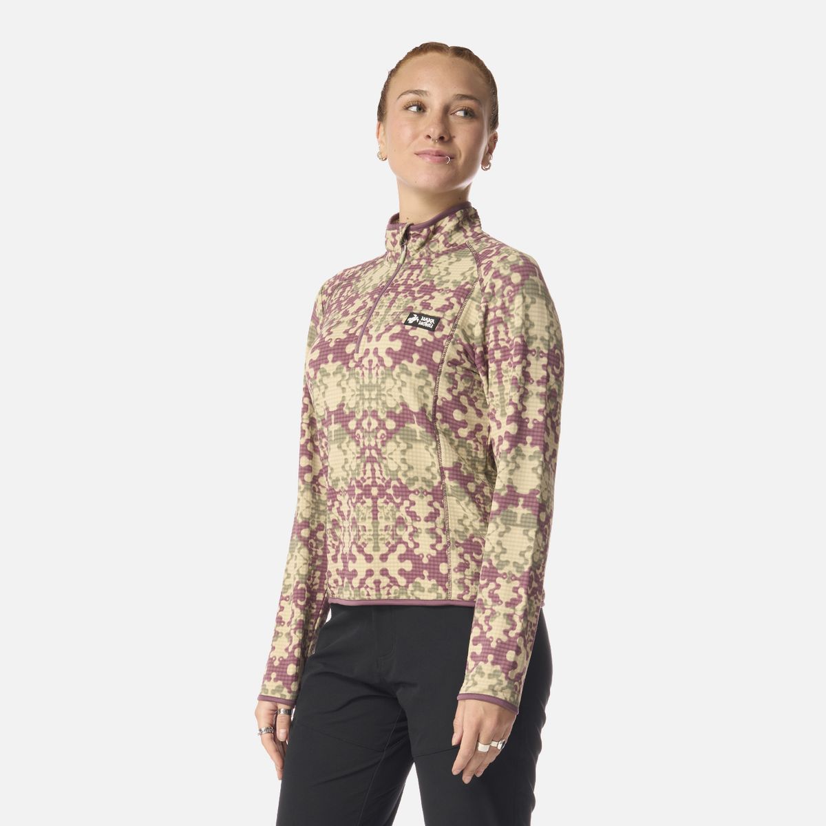 HAKA HONU - Polerón Mujer Taina Print Lila Haka Honu
