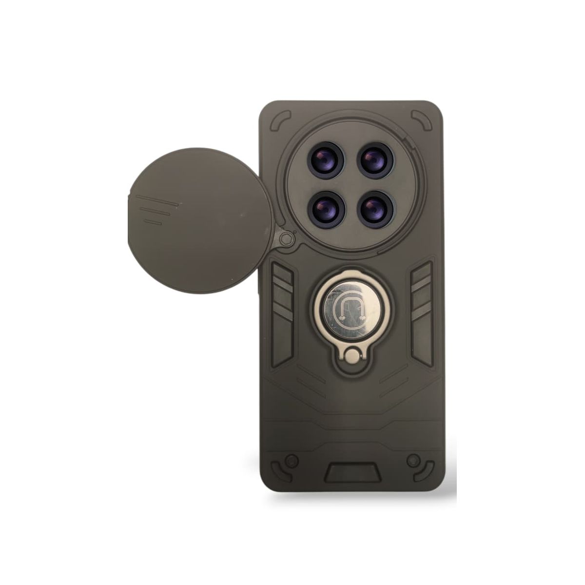 GENERICO - CARCASA PARA HONOR MAGIC 7 LITE ANILLO CUBRE CAMARA COLOR NEGRO