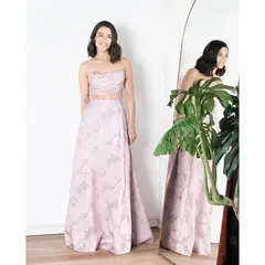 MI PLACARD - Vestido Largo de Fiesta Mia Strapless Rosado