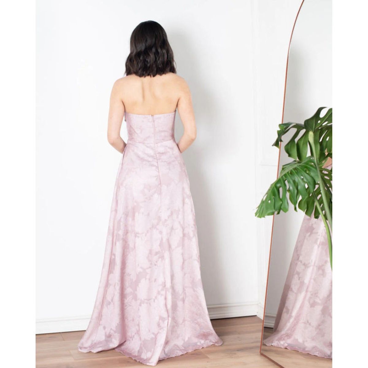 MI PLACARD - Vestido Largo de Fiesta Mia Strapless Rosado