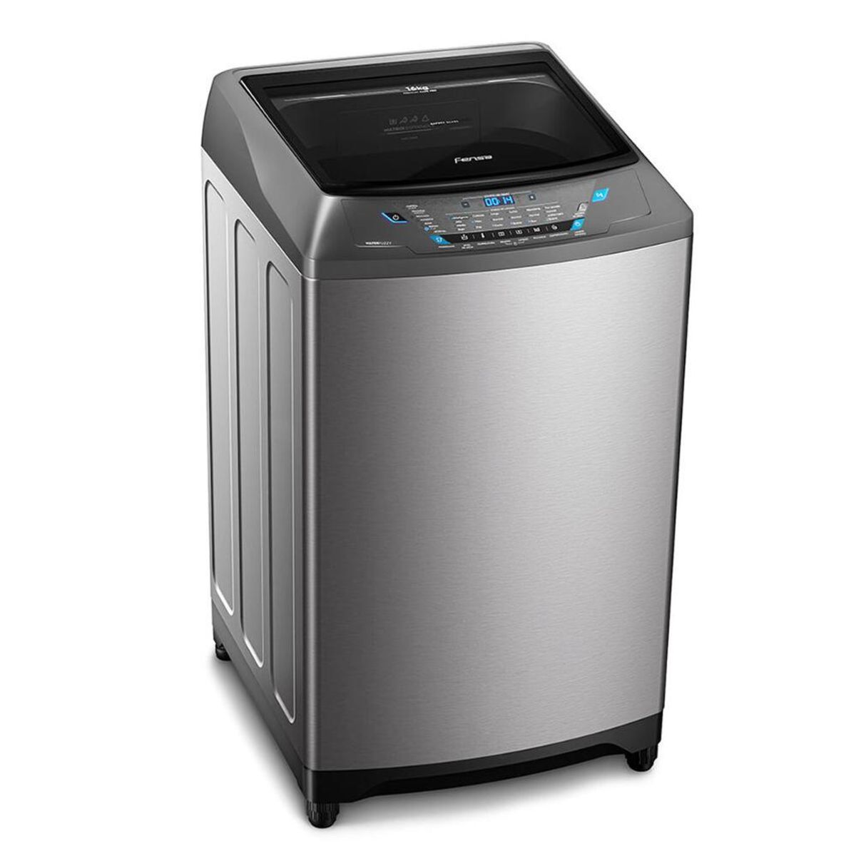 FENSA - Lavadora 16kg carga superior Premium Care Pro 16 Fensa Gris Nuevo caja dañada