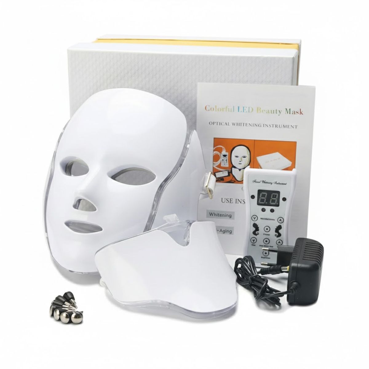 GENERICO - MASCARA LED FACIAL FOTOTERAPIA REJUVENECIMIENTO