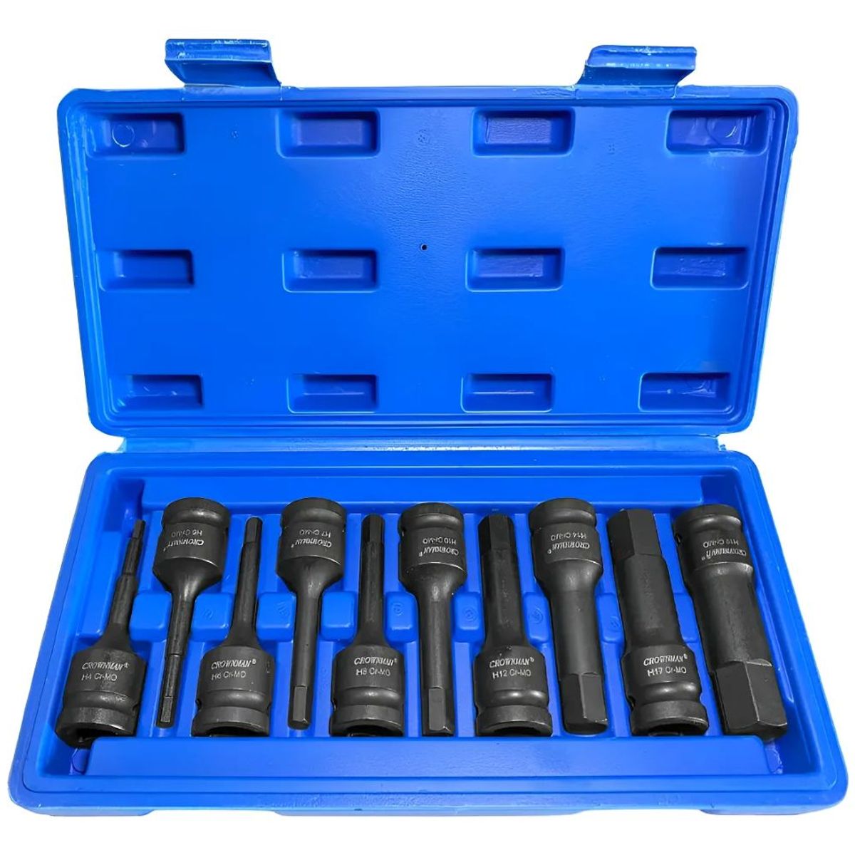 GENERICO - Set 10 Dados Impacto Puntas Hexagonales Allen Cuadrante 1/2