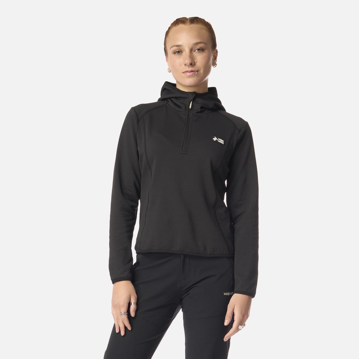 HAKA HONU - Polerón Mujer Taina Nui Negro Haka Honu