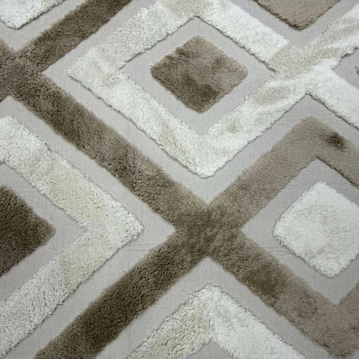 GENERICO - ALFOMBRA JACQUARD ANTIDESLIZANTE CON RELIEVE 150X200 CM