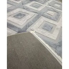 GENERICO - ALFOMBRA JACQUARD ANTIDESLIZANTE CON RELIEVE 180X200 CM
