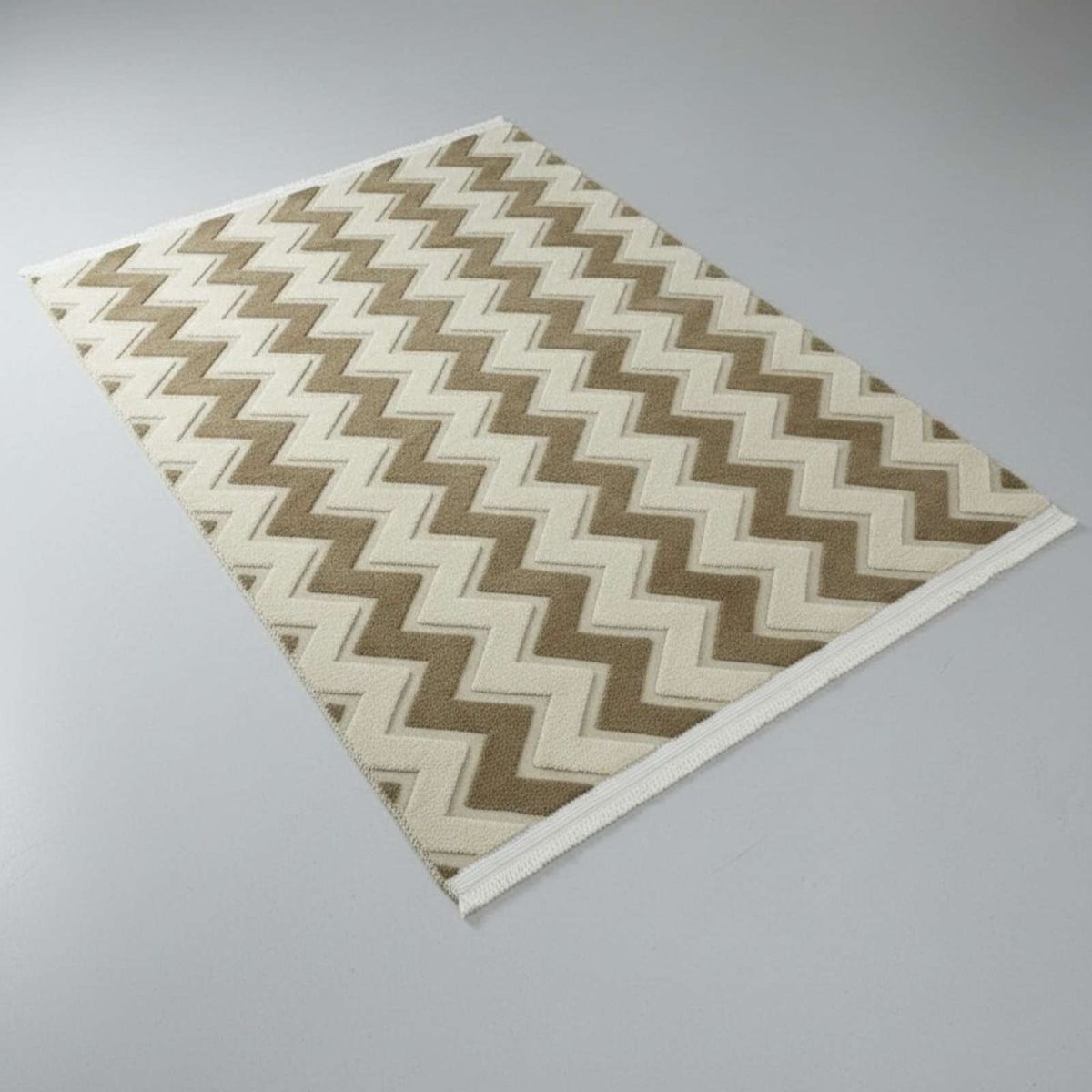 GENERICO - ALFOMBRA JACQUARD ANTIDESLIZANTE CON RELIEVE 180X200 CM