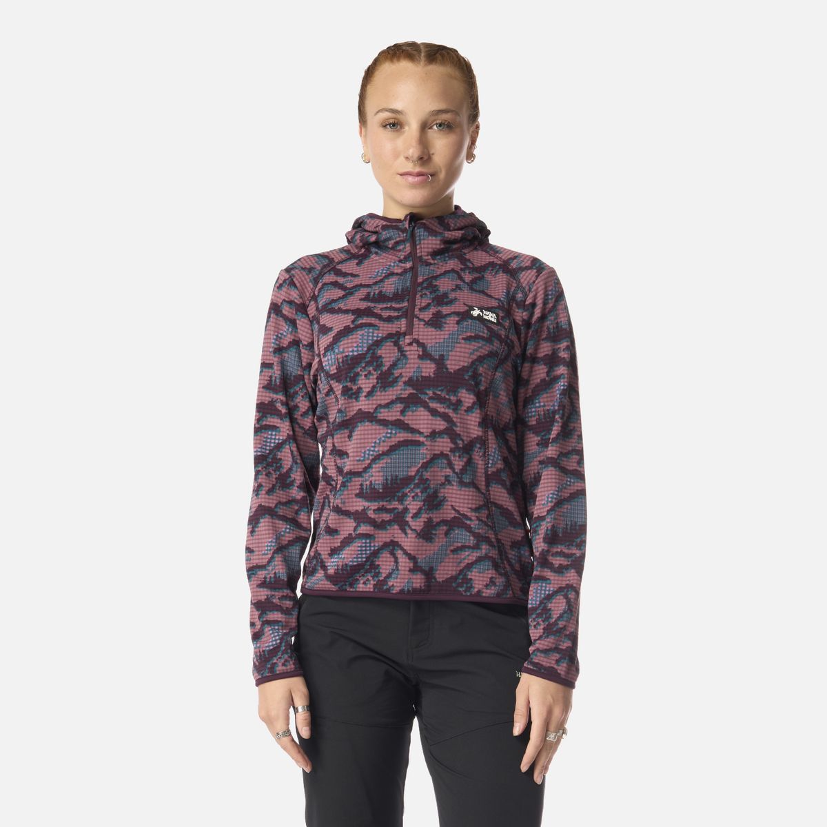 HAKA HONU - Polerón Mujer Taina Nui Print Lila Haka Honu
