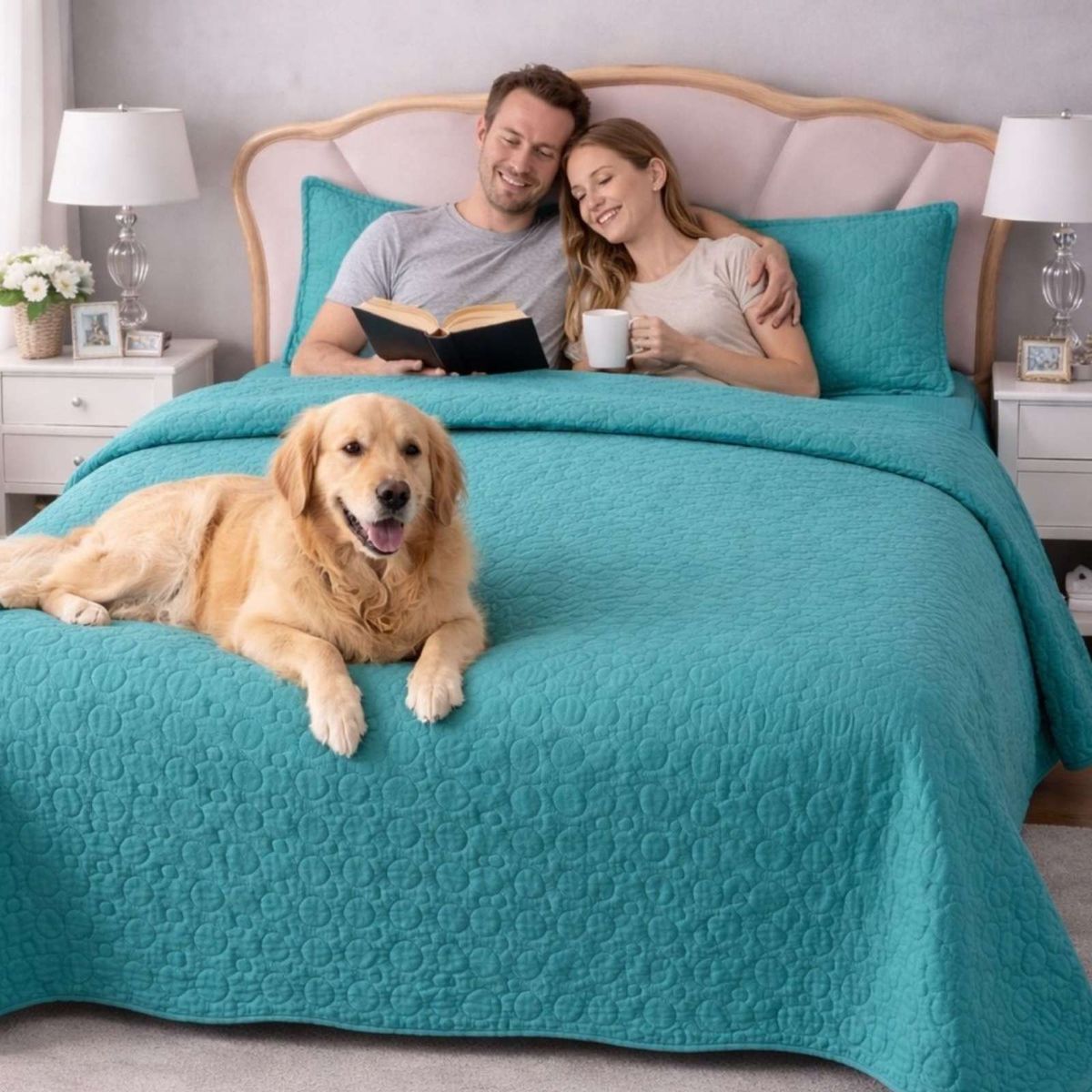 GENERICO - SABANA CON CUBRECAMA DE VERANO 2 PLAZAS S93