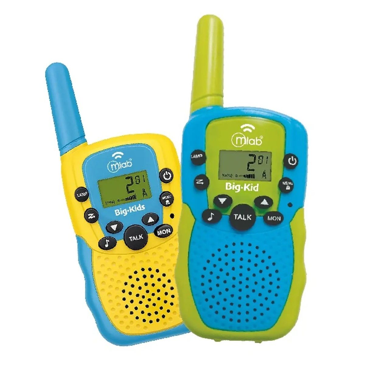 MLAB - Walkie Takies Big Kids Para Niños 22 Canales Set 2 Unidades Mlab