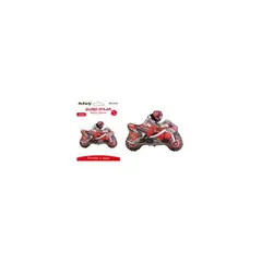 GENERICO - Globo metálico motocicleta roja 66x53cm