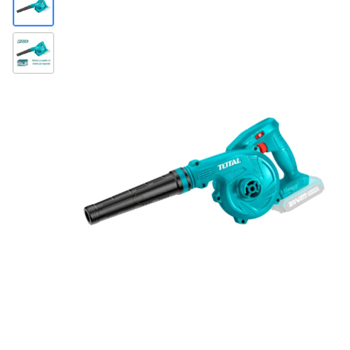 TOTAL TOOLS - sopladoraspirador inalámbrico de iones de litio de 20V