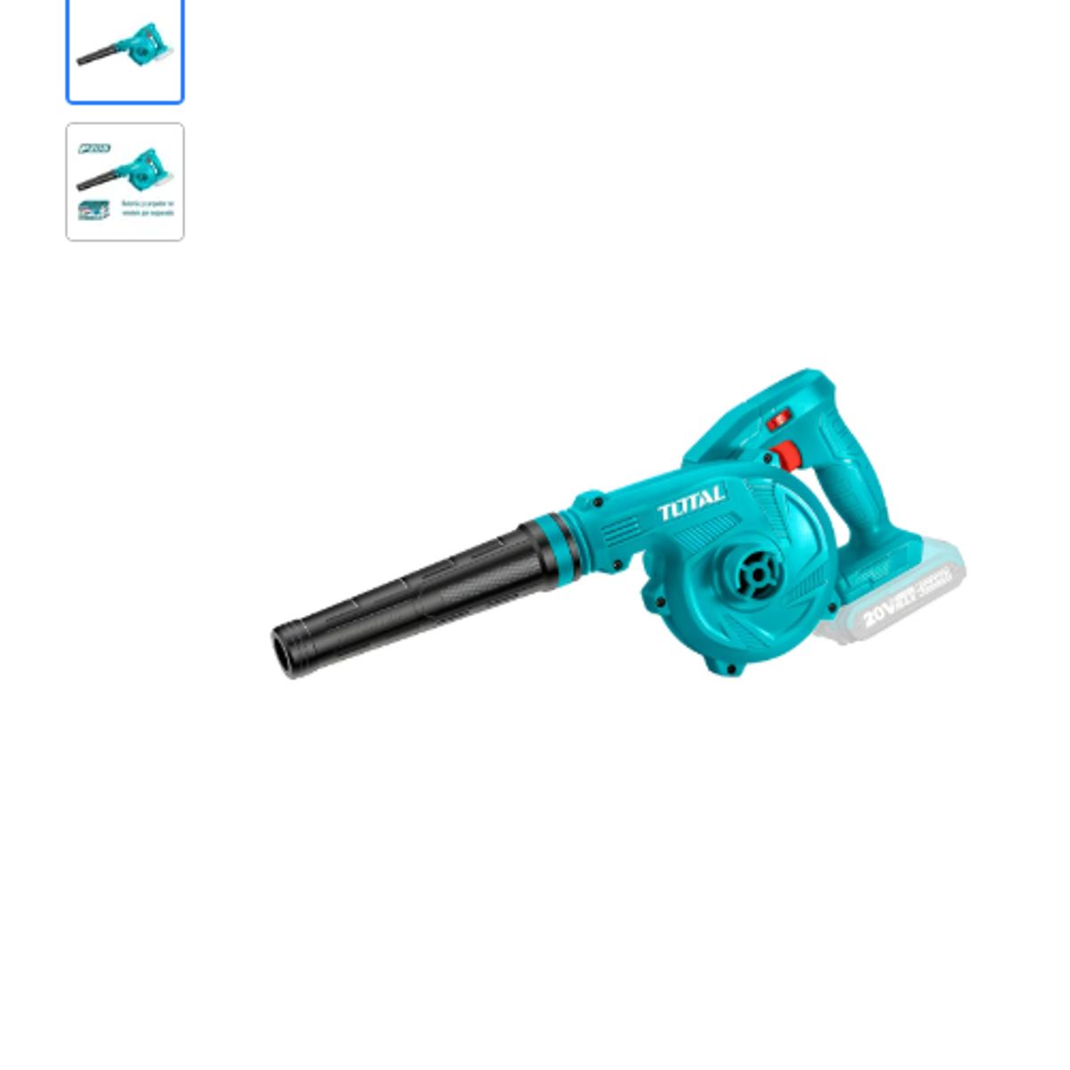 TOTAL TOOLS - sopladoraspirador inalámbrico de iones de litio de 20V