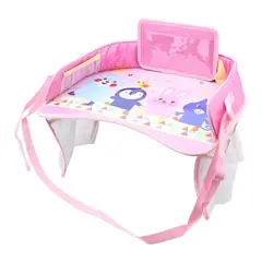 GENERICO - Bandeja Mesa Organizadora Silla De Automóvil Rosada