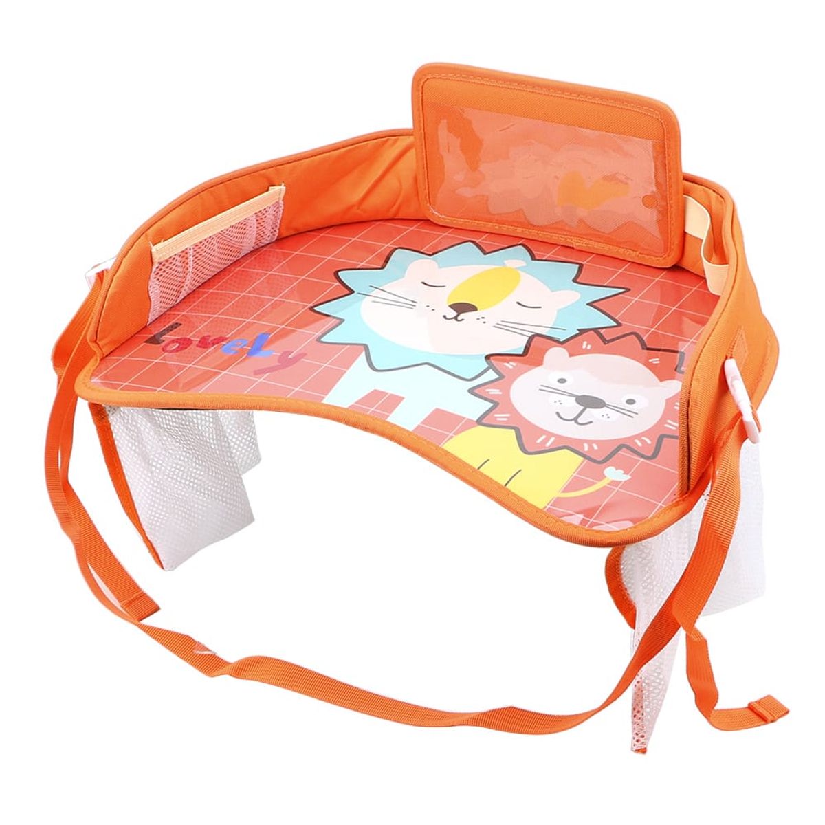 GENERICO - Bandeja Mesa Organizadora Silla De Automóvil Naranja