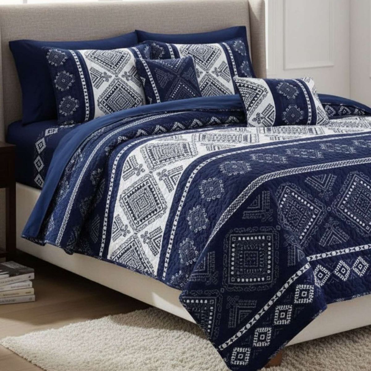 GENERICO - SABANA CON CUBRECAMA DE VERANO PLAZA Y MEDIA S73